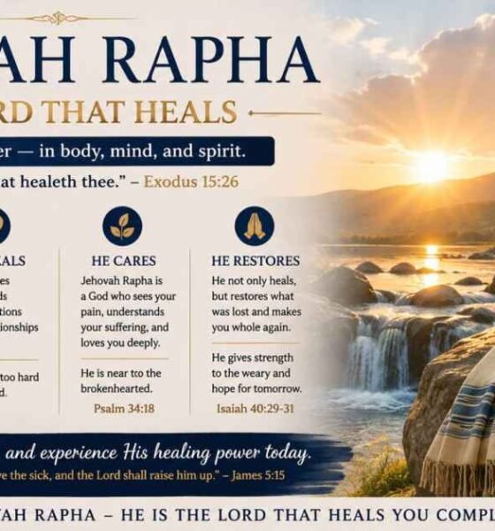 Jehovah Rapha Meaning :The Complete Guide to “The Lord Who Heals” in the Bible