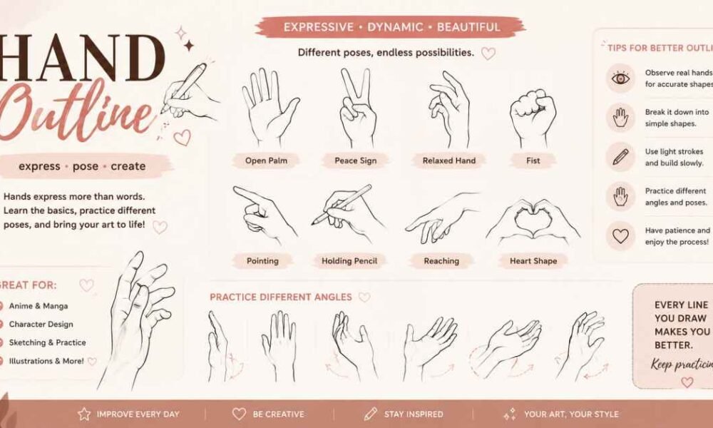 Hand Outline: The Ultimate Guide 2026 – Ideas, Types, and Creative Uses